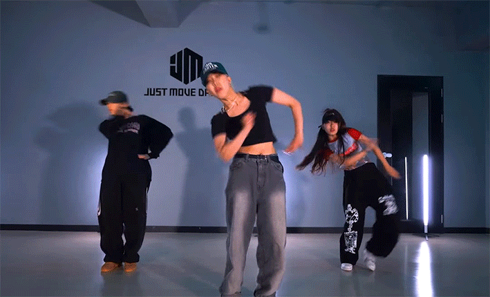 저스트무브댄스학원 CI